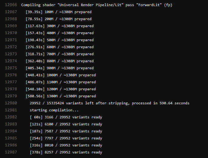 Compiling Shader Variants Taking Ages - Page 14 - Unity Engine - Unity ...